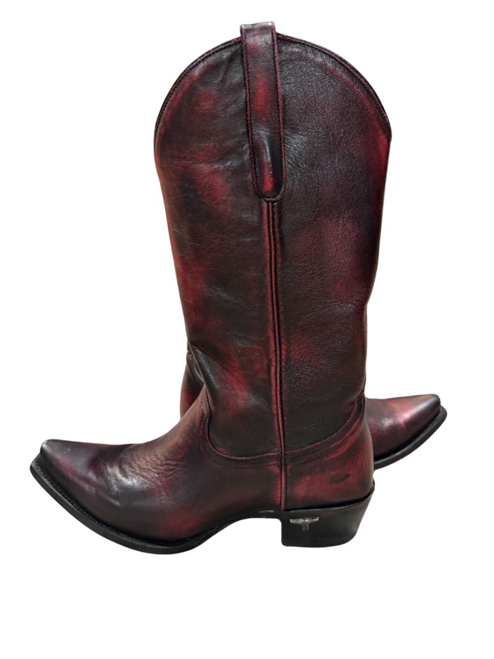 Lane Emma Jane Black Cherry Cowboy Boots size 9